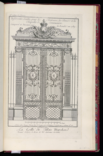 Print, La Grille du Pallais Marchand