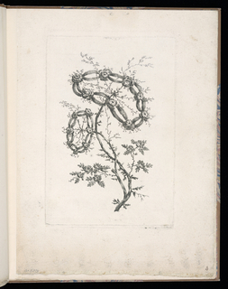 Print, Spray of Flowers