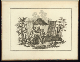 Print, Figures in a Landscape