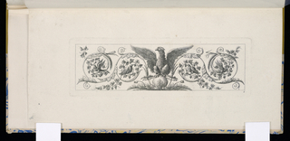 Print, Design for a Horizontal Panel of Ornament