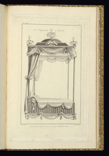 Print, Lit a l’Impériale a Colonne