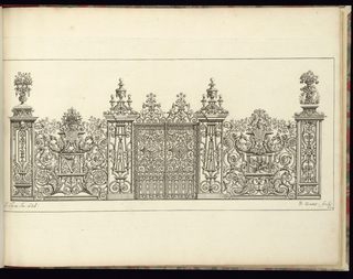 Print, Ironwork Gate and Screen Design