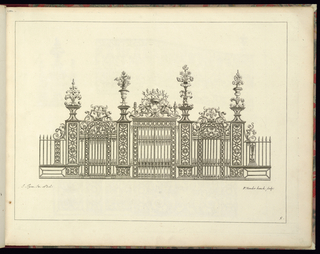 Print, Ironwork Gate Design