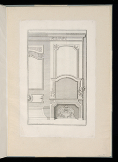 Print, Fireplace (Chimney Piece and Mantel) Design