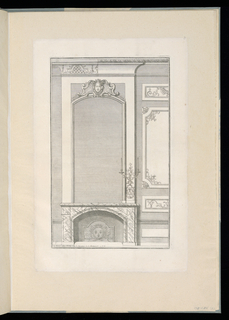 Print, Fireplace (Chimney Piece and Mantel) Design
