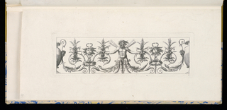 Print, Design for a Horizontal Panel of Ornament