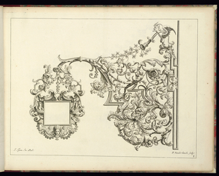 Print, Ironwork Bracket and Sign Design