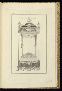 Print, Lit à l’Impériale à Colonne