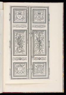 Print, Design for Doors for a Porte Cochère