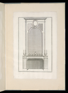 Print, Fireplace (Chimney Piece and Mantel) Design