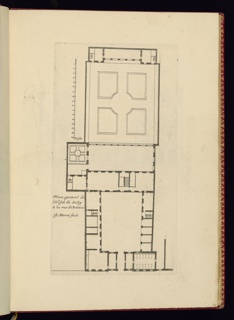 Print, Plan general de l’Hostel de Sully à la rue St. Antoine