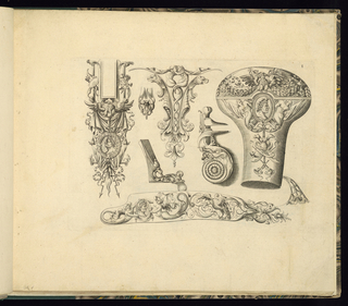 Print, Designs for Gun Parts and Ornament