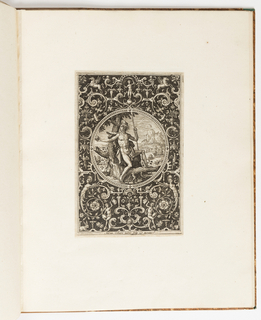Print, Paris, plate from a suite of 6 ornamental designs with the Judgement of Paris