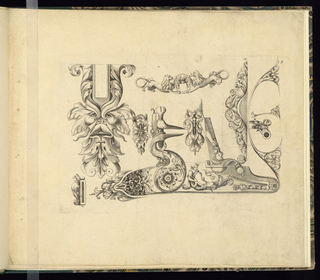 Print, Designs for Gun Parts and Ornament