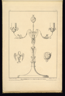 Print, FLAMBEAUX A DEUX BRANCHES