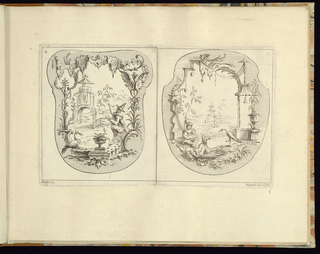 Print, Design for a Hand Fan (Right Plate)