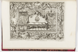 Print, Neüe inventiones von unterschiedlich nützlicher Silber-arbeit... ;  a room with seating