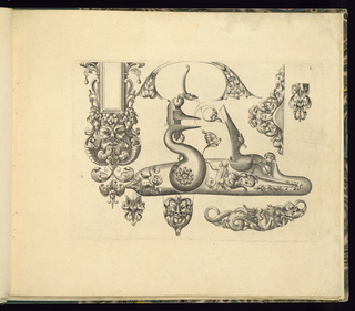 Print, Designs for Gun Parts and Ornament