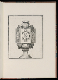 Print, Ornamental Vase Design