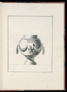 Print, Ornamental Vase Design