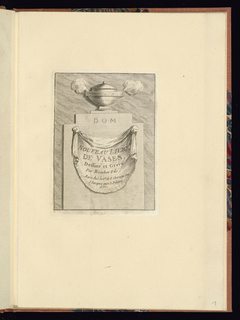 Print, Ornamental Vase Design