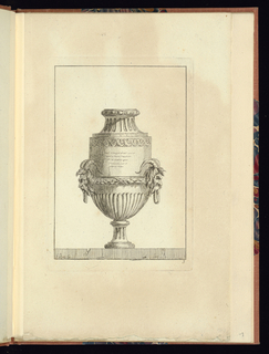 Print, Ornamental Vase Design