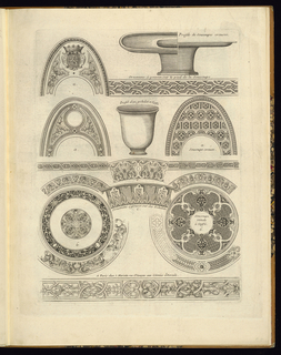 Print, Ornament Designs for use on Cups and Saucers