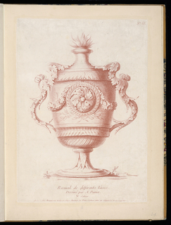 Print, Ornamental Vase Design