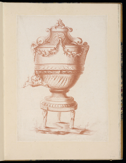 Print, Ornamental Vase or Fountain Design
