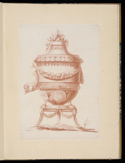 Print, Ornamental Vase of Fountain Design