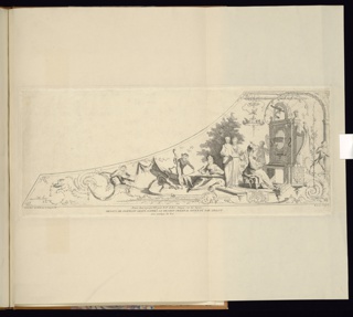 Print, DESSUS DE CLAVECIN GRAVÉ D’APRÉS LE DESSEIN ORIGINAL INVENTÉ PAR GILLOT