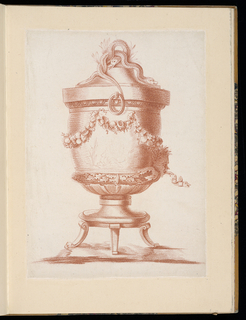 Print, Ornamental Vase or Fountain Design