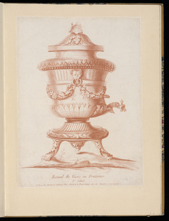 Print, Ornamental Vase or Fountain Design