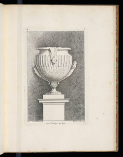 Print, Ornamental Vase Design
