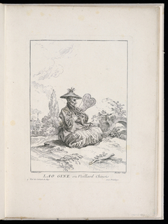 Print, LAO GINE ou Vieillard Chinois