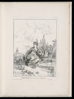 Print, POÏ NOU ou Servante Chinoise