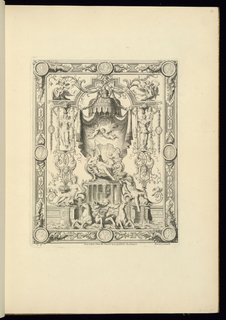 Bound Print, Panel Design of Grotesque Ornamentation