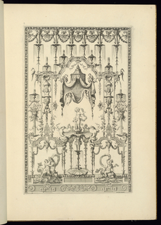 Bound Print, Panel Design of Grotesque Ornamentation