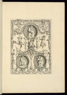 Bound Print, Panel Design of Grotesque Ornamentation