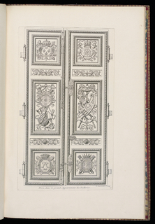 Bound Print, Porte, dans le grand Appartement des Tuilleries.