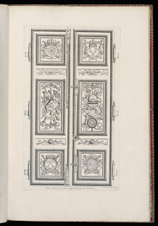 Bound Print, Porte, dans le grand Appartement des Tuilleries