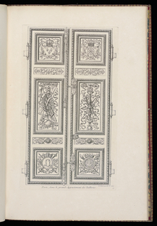 Bound Print, Porte, dans le grand Appartement des Tuilleries