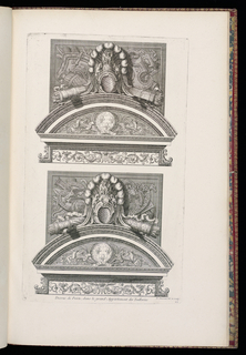 Bound Print, Dessus de Porte, dans le grand Appartement des Tuilleries.