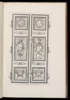 Bound Print, Porte dans le grand Appartement des Tuilleries.