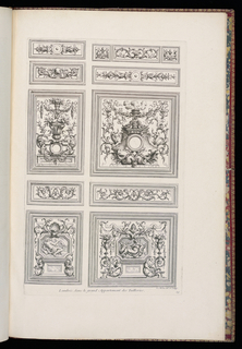 Bound Print, Lambris, dans le grand Appartement des Tuilleries