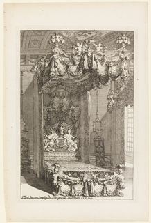Print, Design for a State Bedchamber, in Second Livre d'Appartements (Second Book on Interiors)