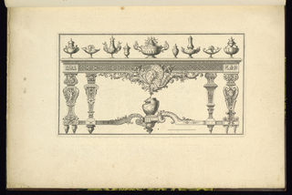 Print, Table Design with Vases