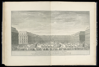Bound Print, VUE PERSPECTIVE DE LA PLACE DE LOUIS LE GRAND