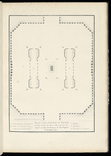 Bound Print, Plan de la Place de LOUIS LE GRAND
