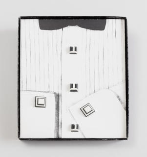 Cufflinks and Studs with Packaging from the Colorcore Personal Adornment Series Cufflinks, Studs, Packaging